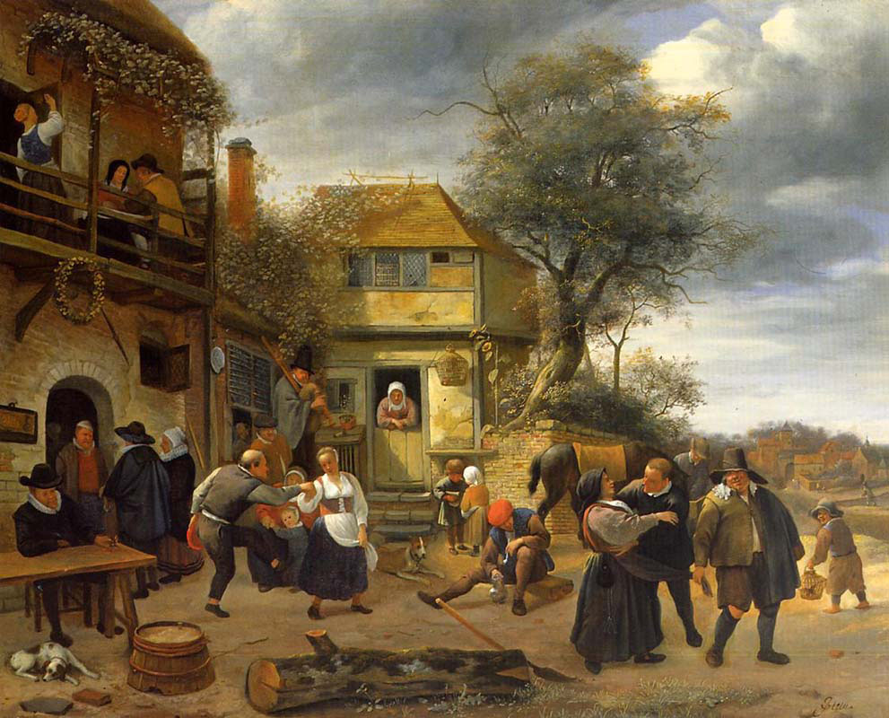 Peasants Before an Inn